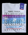 camiseta blanco hawaii talla L - estilo playero