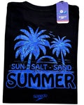 camiseta negro summer - estilo playero