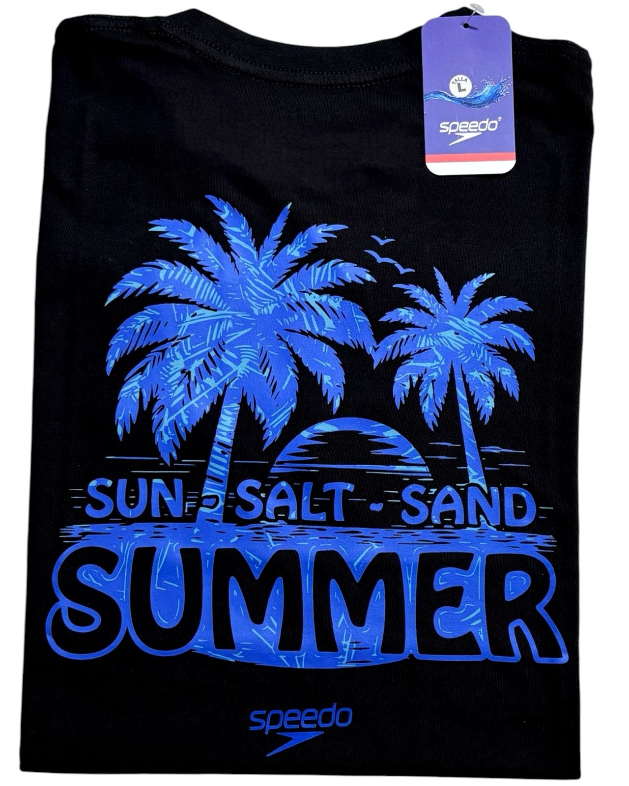 camiseta negro summer - estilo playero