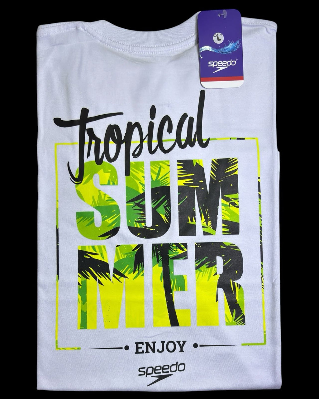 camiseta blanco summer talla L - estilo playero