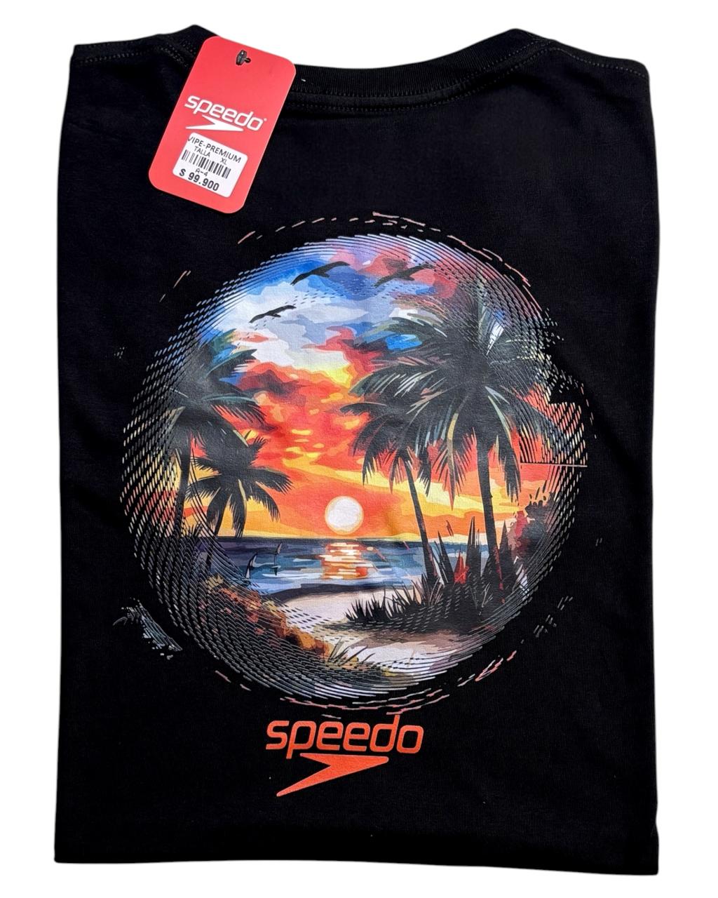 camiseta negro playa talla XL - estilo playero
