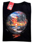camiseta negro playa talla XL - estilo playero