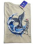camiseta color ola talla XXXL - estilo playero