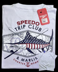 camiseta blanco marlin - estilo playero