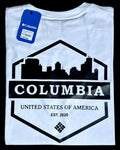 camiseta blanco usa - estilo aventura