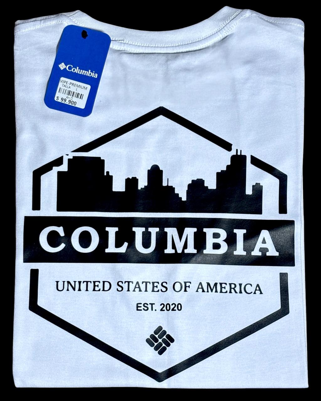 camiseta blanco usa - estilo aventura