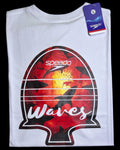 camiseta blanco waves talla L - estilo playero