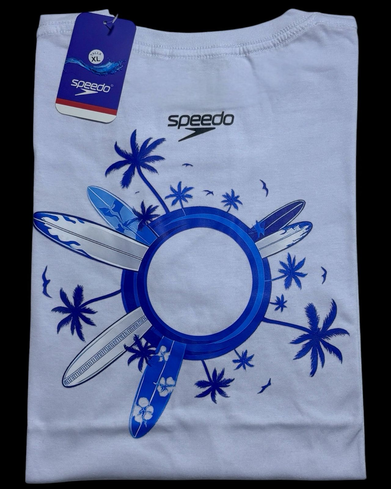 camiseta blanco surf talla XL - estilo playero