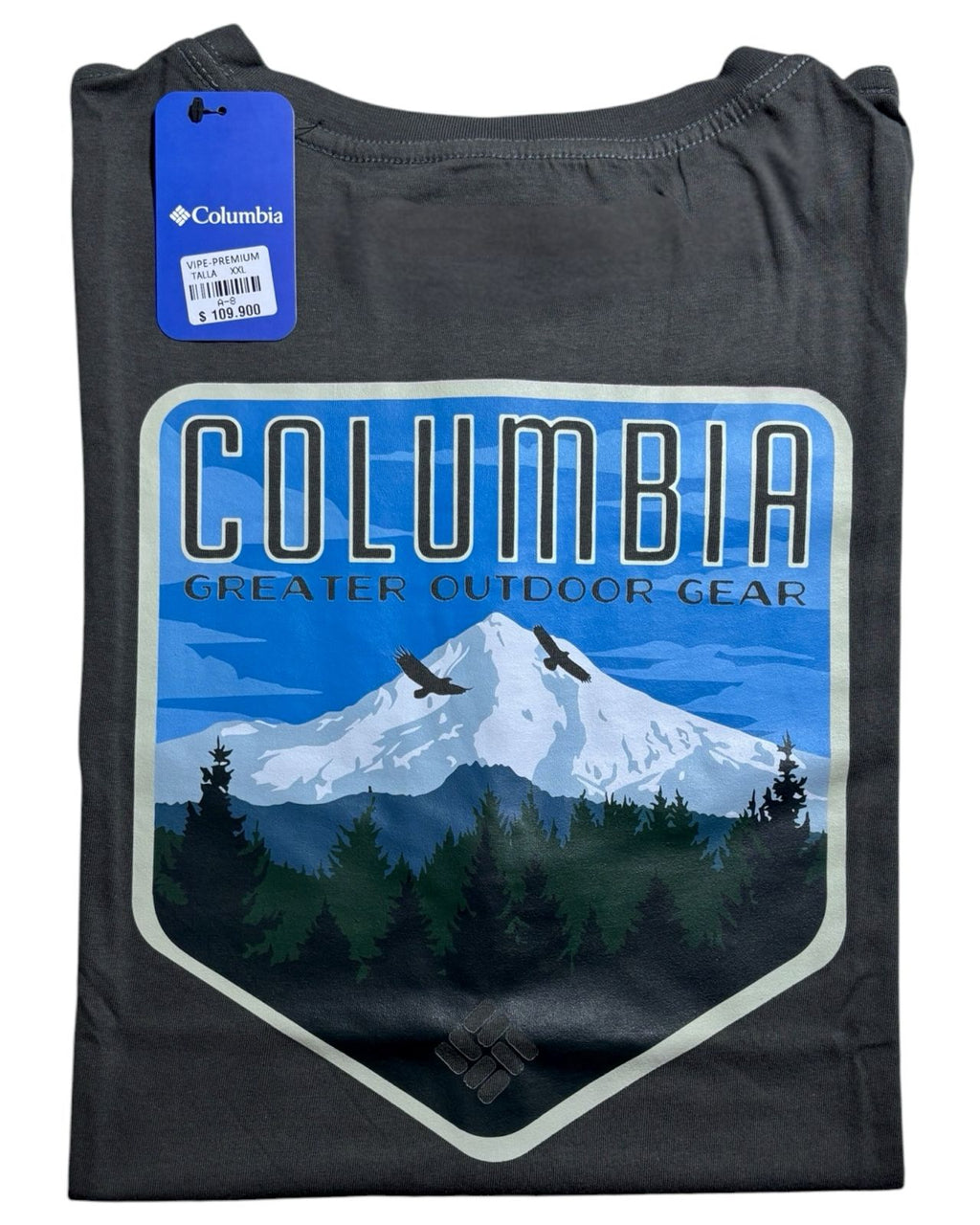 camiseta color montaña talla XXL - estilo aventura
