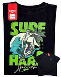 camiseta negra talla S - estilo playero