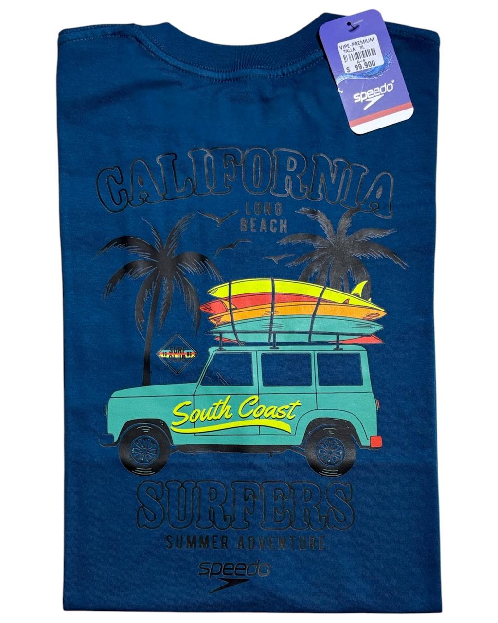 camiseta color california - estilo playero