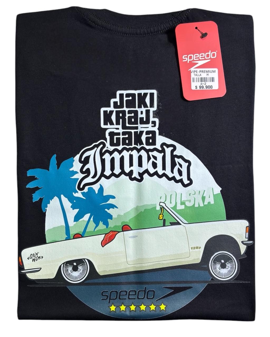 camiseta negro car - estilo playero