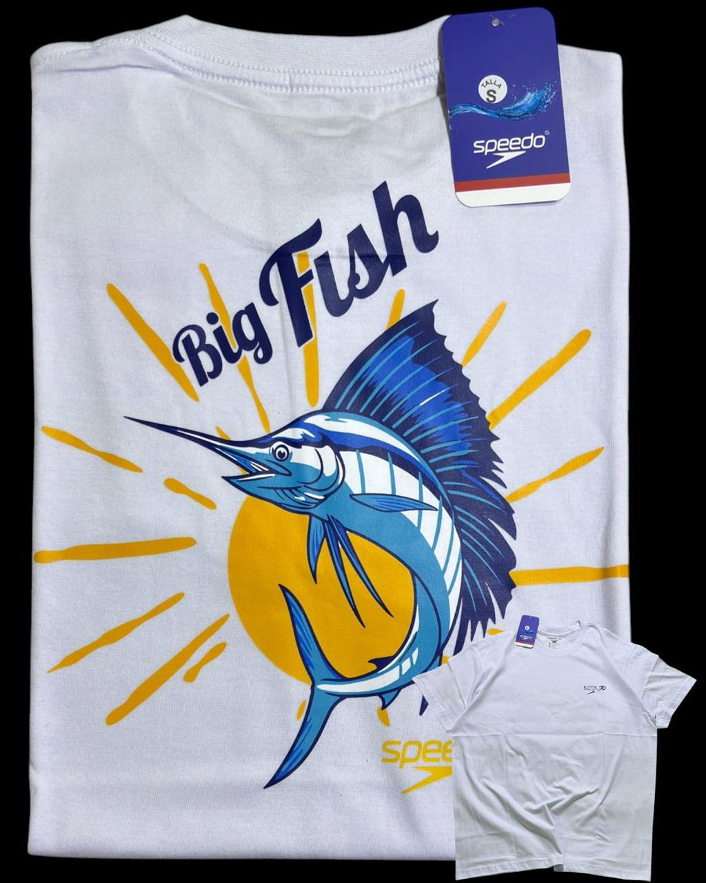camiseta blanco marlin talla XXL - estilo playero