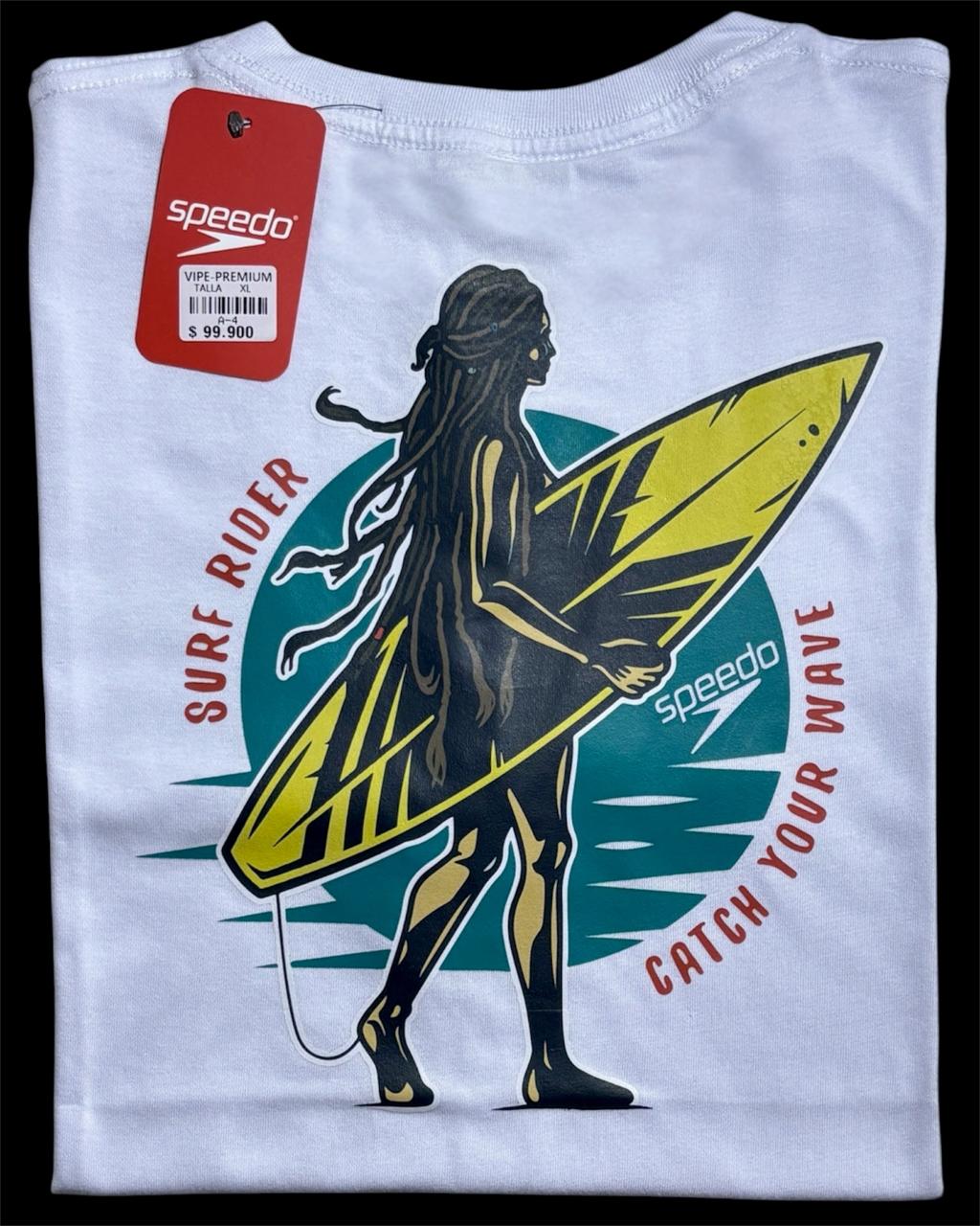 camiseta blanco surf - estilo playero