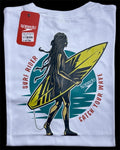 camiseta blanco surf - estilo playero