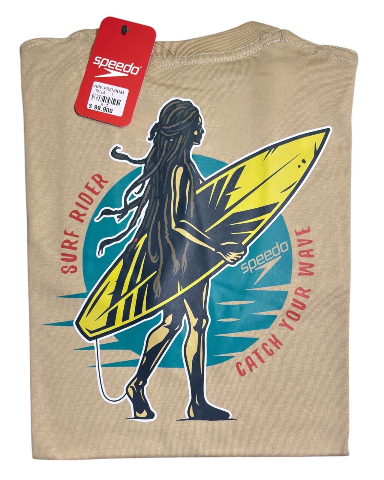 camiseta color surf talla L - estilo playero