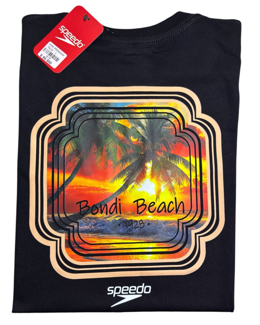 camiseta negro playa talla L - estilo playero