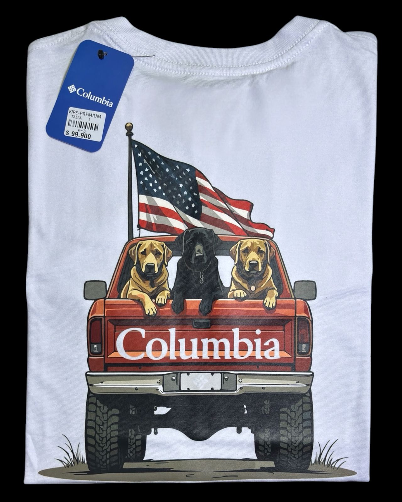 camiseta blanco car  - estilo aventura