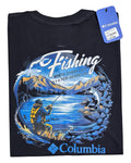 camiseta negro pesca  - estilo aventura