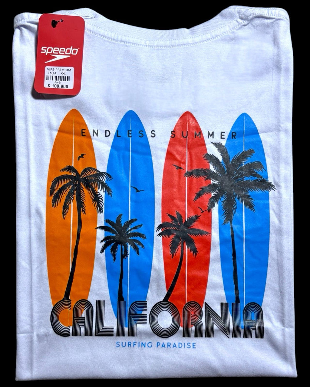 camiseta blanco surf talla XXL - estilo playero