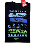 camiseta negro california talla XL - estilo playero