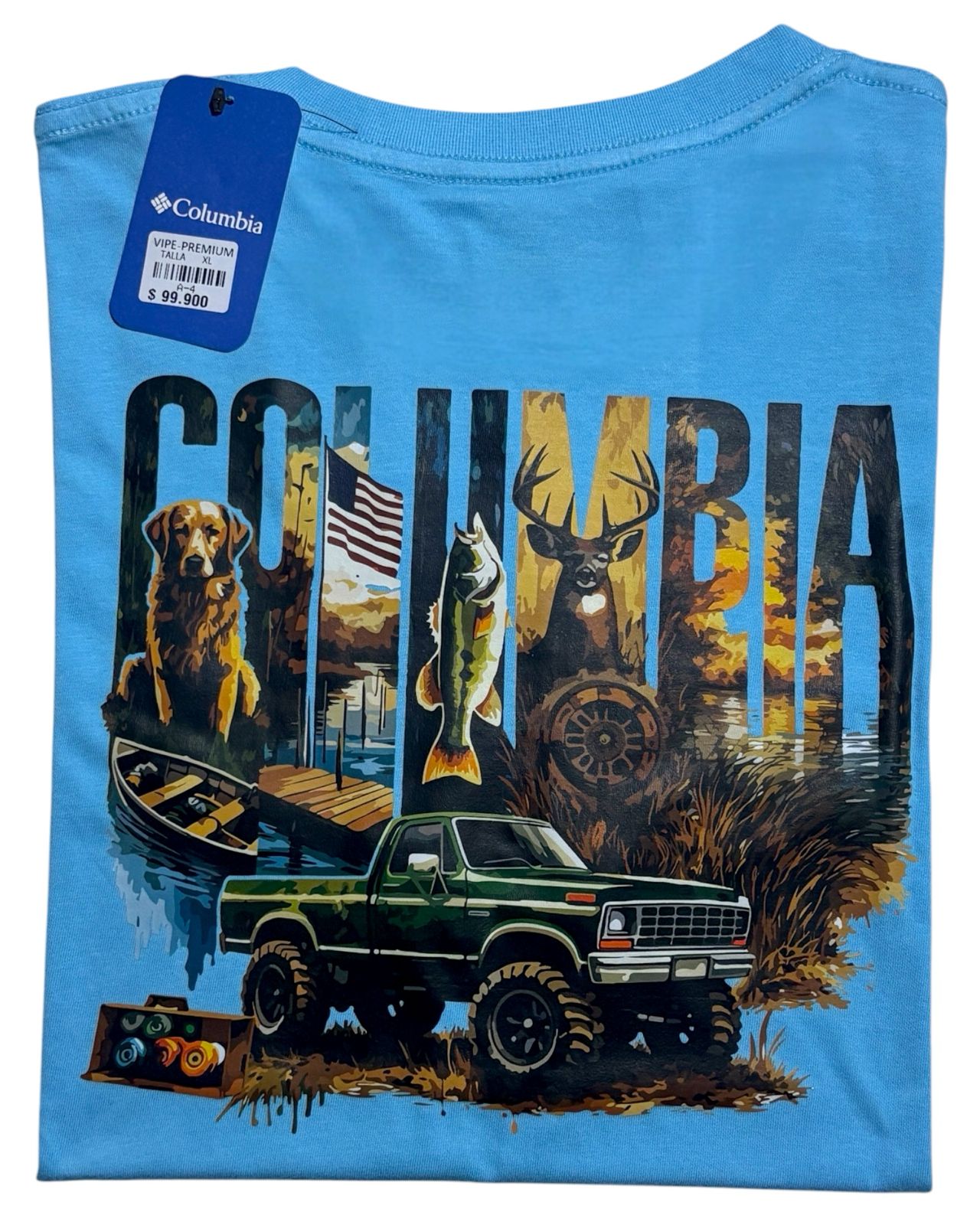 camiseta color car talla XL - estilo aventura