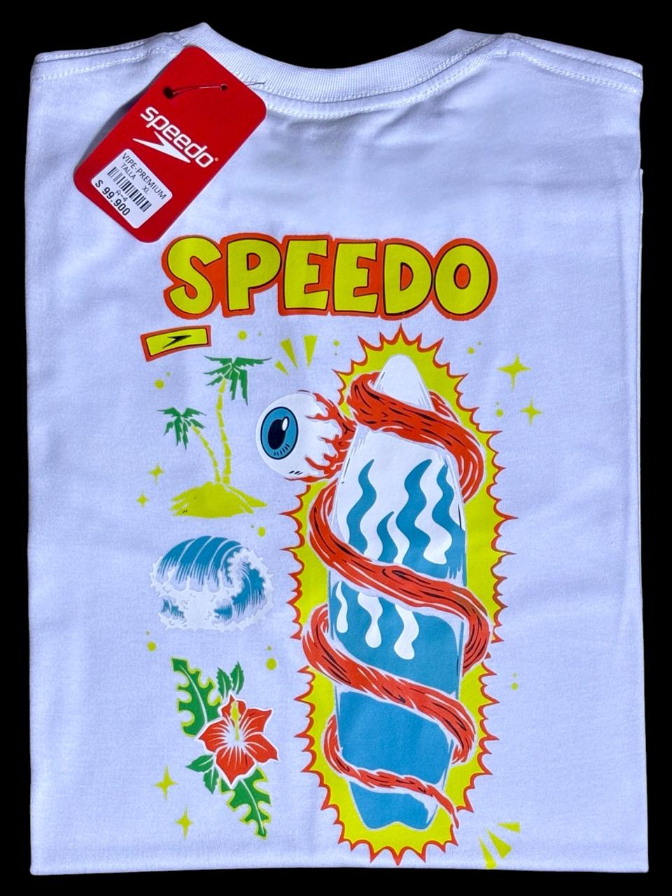 camiseta blanco eye - estilo playero