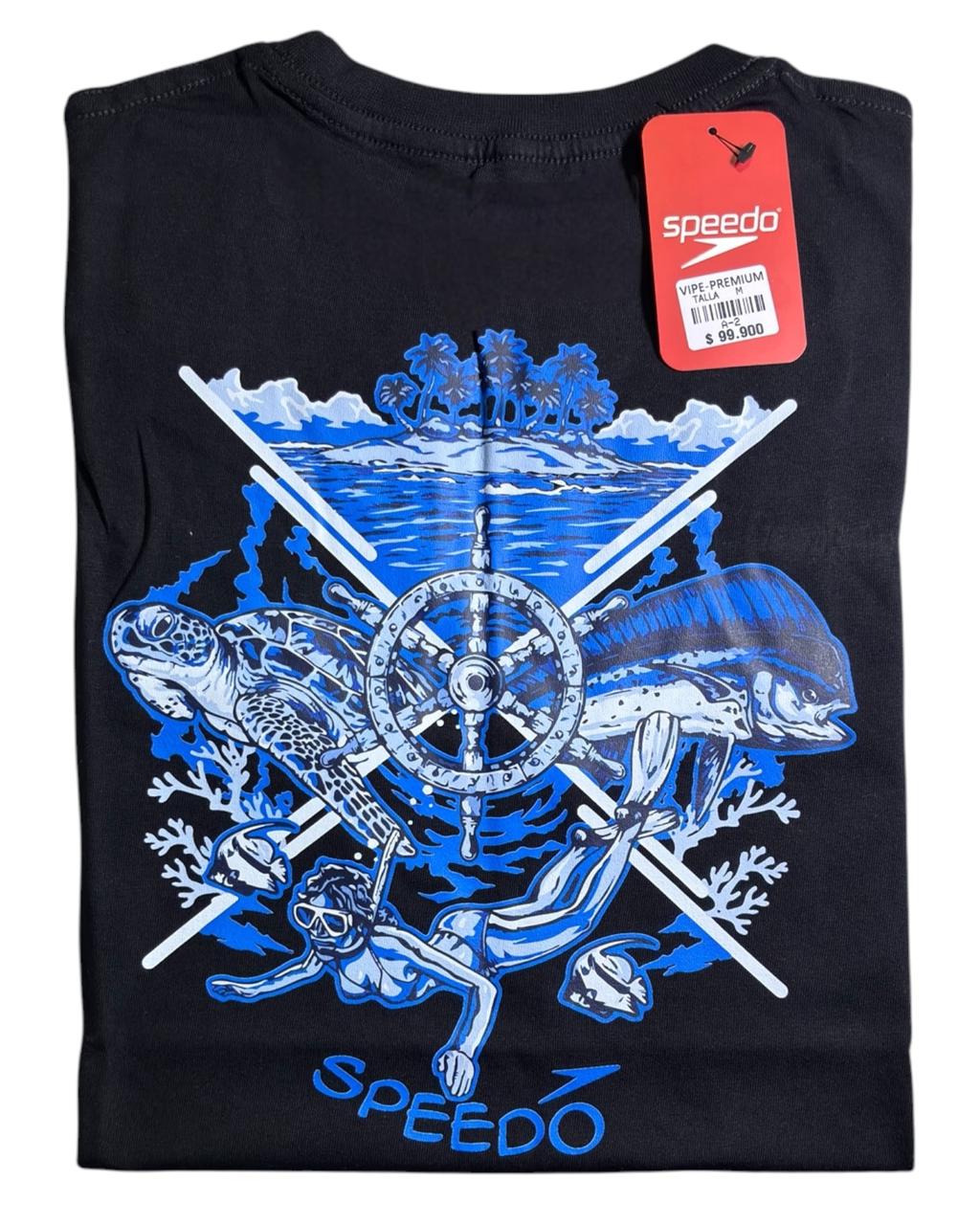 camiseta negro turtle - estilo playero