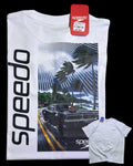camiseta blanco car - estilo playero