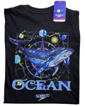 camiseta negro ballena  - estilo playero