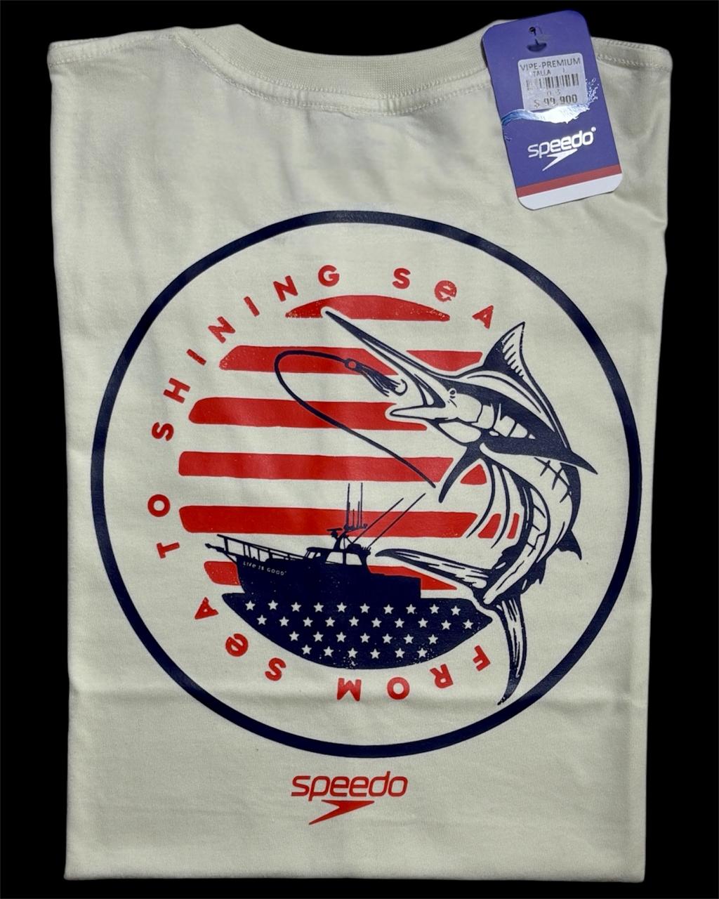 camiseta color marlin - estilo playero
