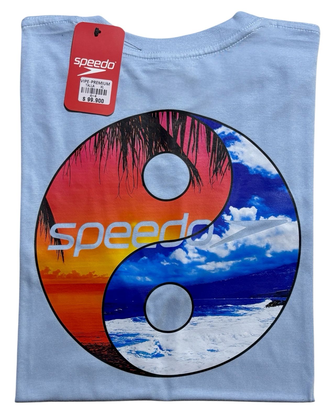 camiseta color yin yang talla XL - estilo playero