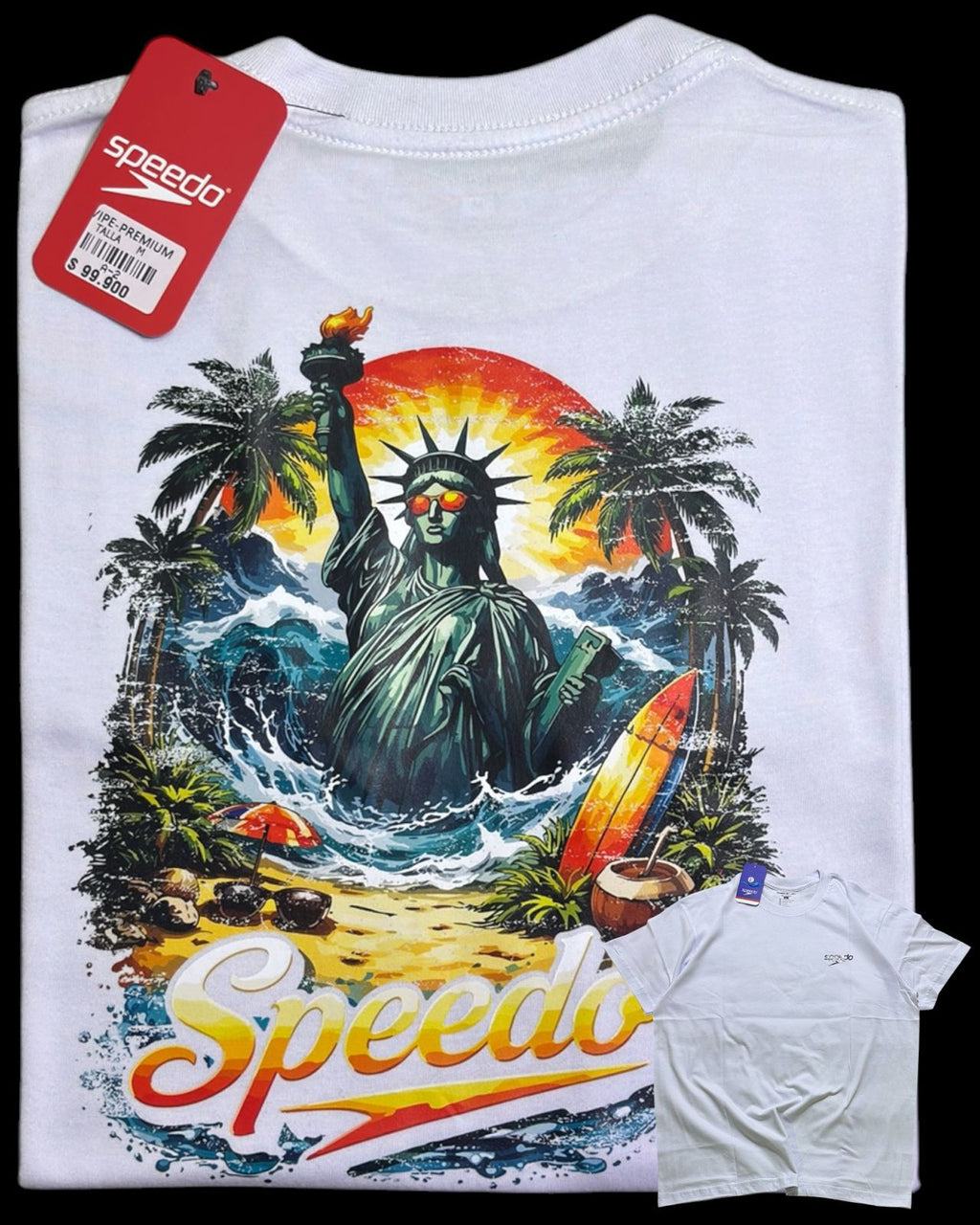 camiseta blanco talla M - estilo playero