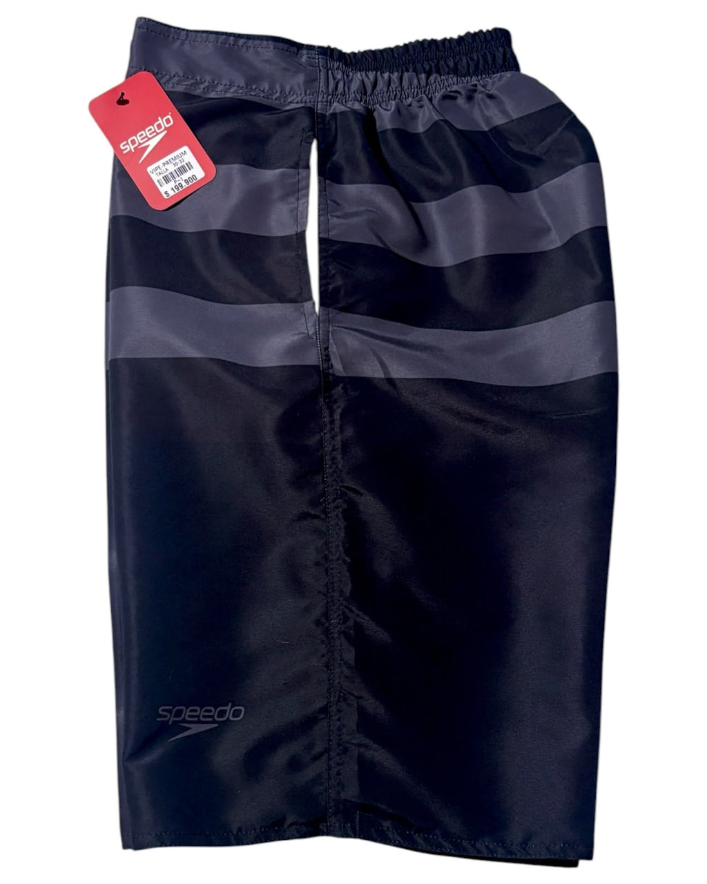 Pantaloneta Playera Antifluido Secado Rápido - estilo negro raya gris speed