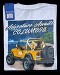 camiseta blanco car  - estilo aventura