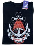 camiseta negro ancla talla XL - estilo playero