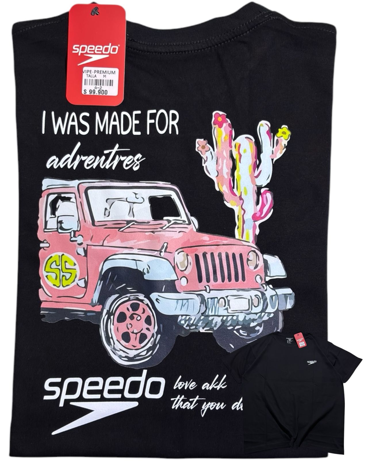 camiseta negro talla M - estilo playero