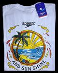 camiseta blanco sunshine talla L - estilo playero