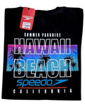 camiseta negro hawaii talla XL - estilo playero