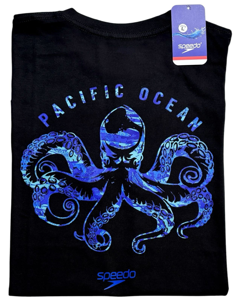 camiseta negro pulpo - estilo playero