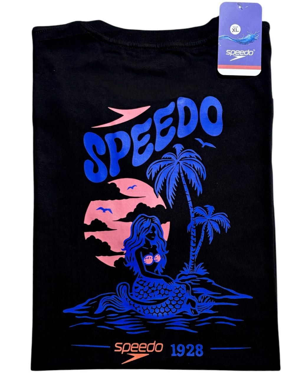 camiseta negro sirena talla XL - estilo playero