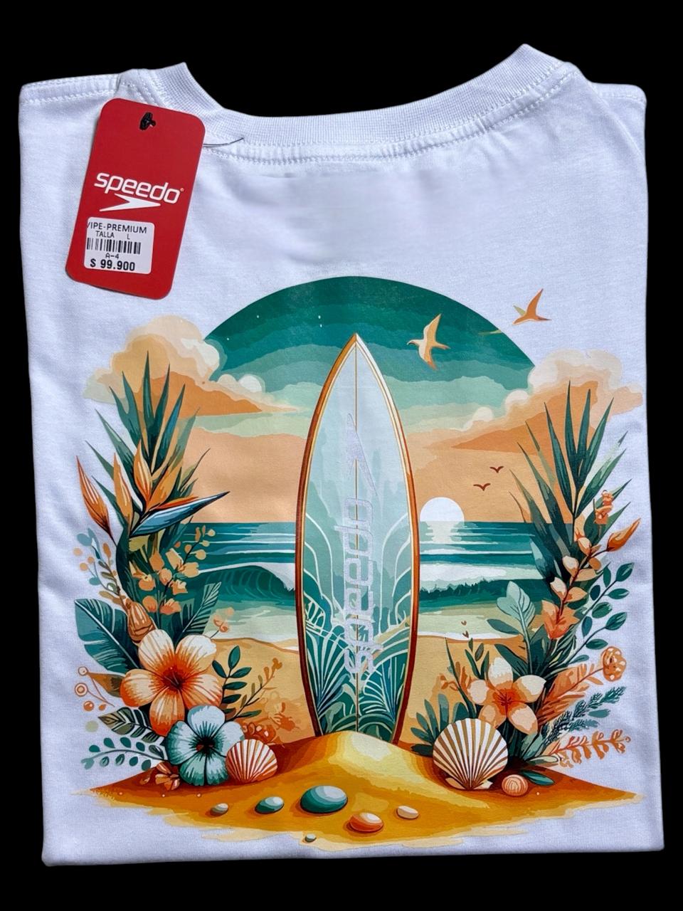camiseta blanco mujer- estilo playero