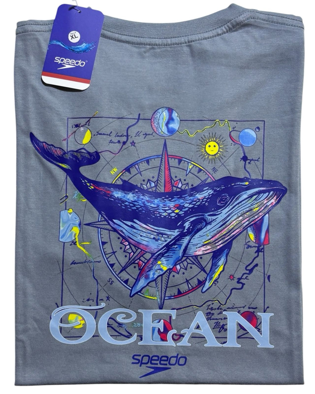 camiseta color ocean talla XL - estilo playero