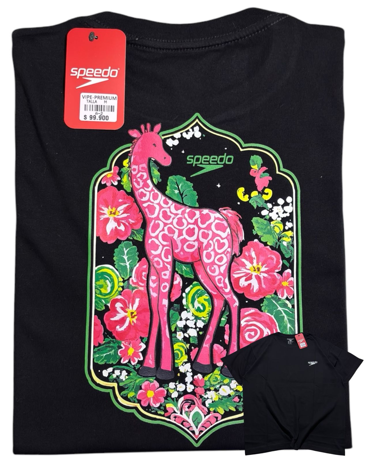 camiseta negro talla M - estilo playero