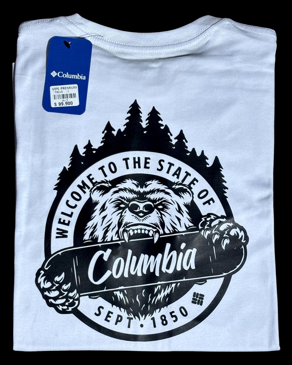 camiseta blanco bear - estilo aventura