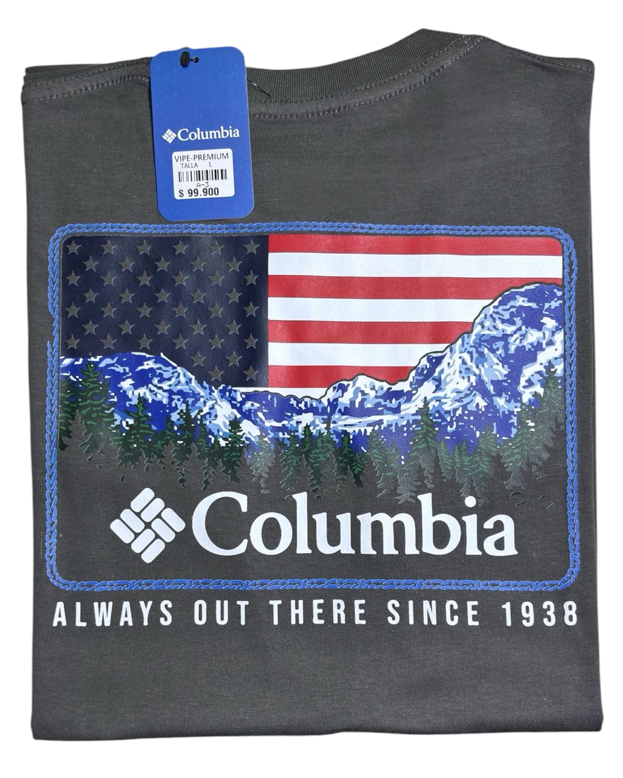camiseta color bandera talla L - estilo aventura