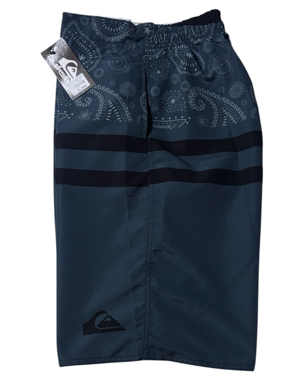 Pantaloneta Playera Antifluido Secado Rápido - estilo gris tribal quick raya