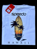 camiseta blanco hawaii - estilo playero