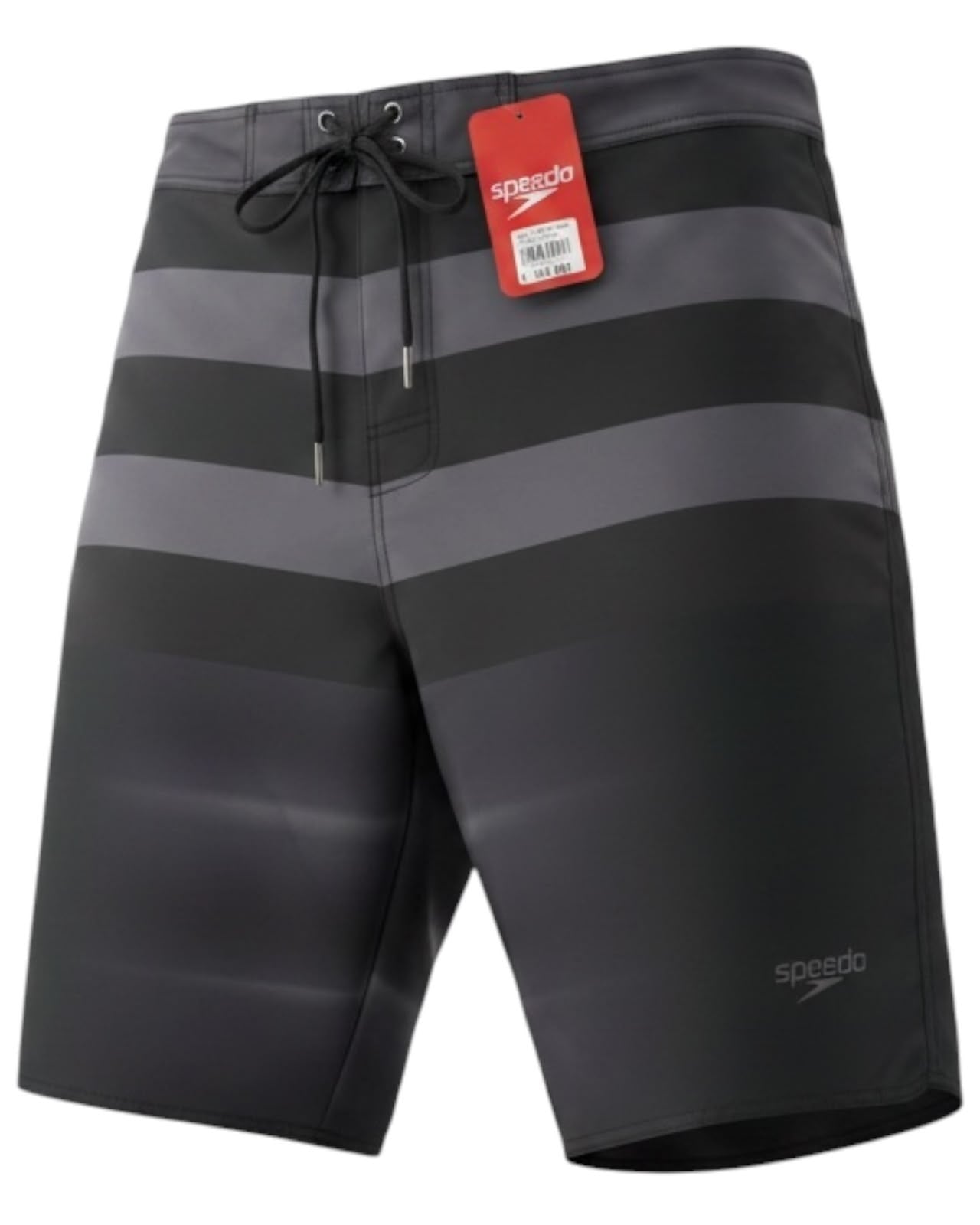 Pantaloneta Playera Antifluido Secado Rápido - estilo negro raya gris speed