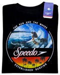 camiseta negro surf talla XL - estilo playero